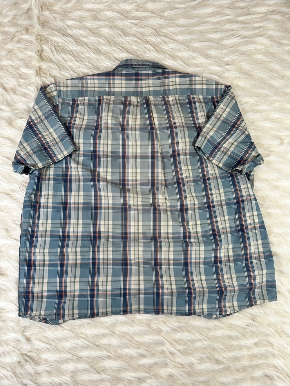 Wrangler Western Shirt Short Sleeve Men's XXL Plaid - Picture 5 of 6